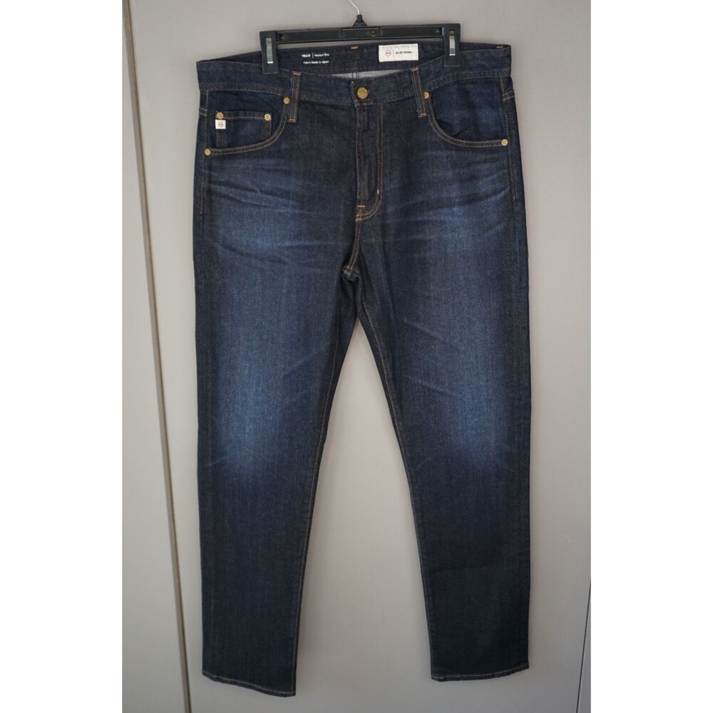 AG Men's Jeans Tellis Modern Slim Tapered AG-ED Dark Wash Jeans size 36x33